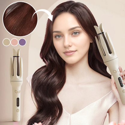Women’s Automatic Rotating Hair Curler with 4 Heat Settings