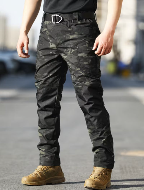 Men’s Waterproof Multi-Pocket Tactical Trousers