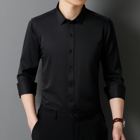 Men’s Stretch No Iron Crease Resist Shirt