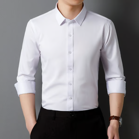 Men’s Stretch No Iron Crease Resist Shirt