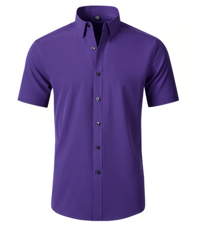 Men’s Stretch No Iron Crease Resist Shirt