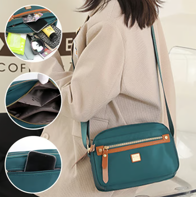 Women’s Lightweight Nylon Crossbody Shoulder Bag