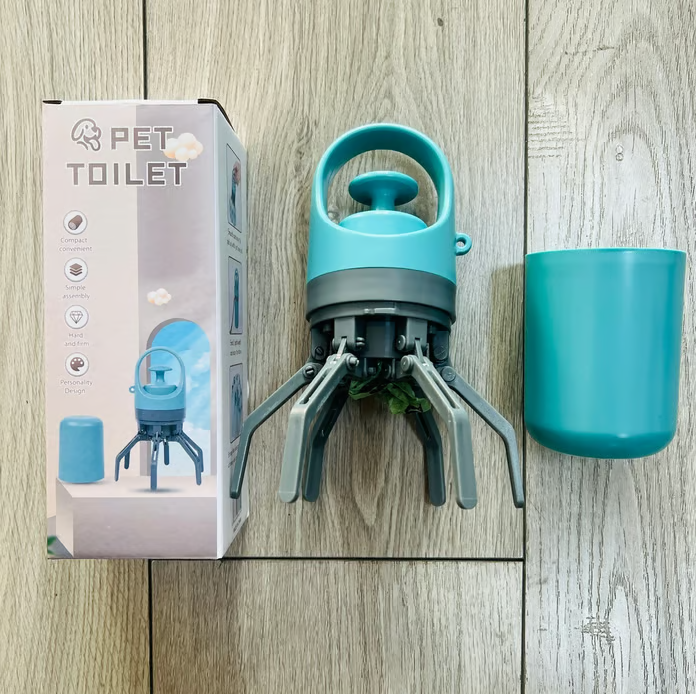 Portable Dog Waste Scooper with Built In Bag Dispenser