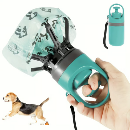 Portable Dog Waste Scooper with Built In Bag Dispenser