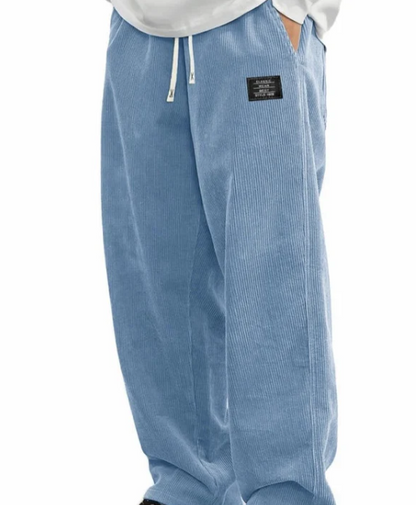 Men’s Loose-Fit Drawstring Pocket Trousers