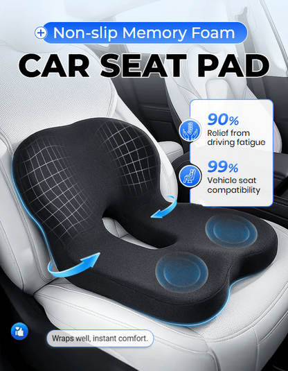 Memory Foam Non Slip Car Seat Support Pad