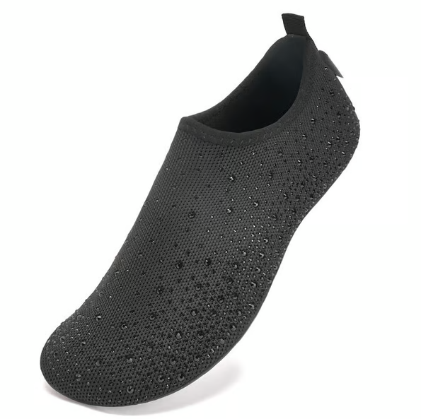 Women’s Barefoot Mesh Aqua Socks with Non Slip TPR Sole