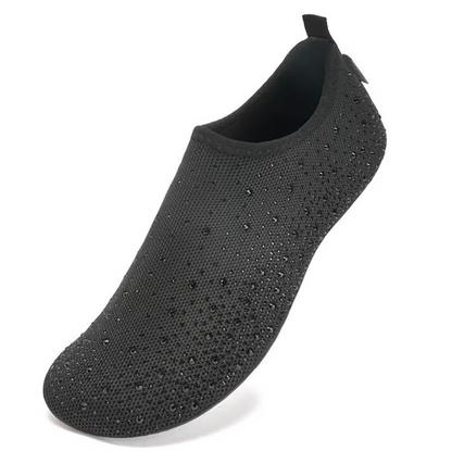 Women’s Barefoot Mesh Aqua Socks with Non Slip TPR Sole