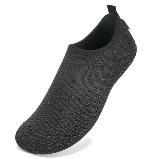 Women’s Barefoot Mesh Aqua Socks with Non Slip TPR Sole
