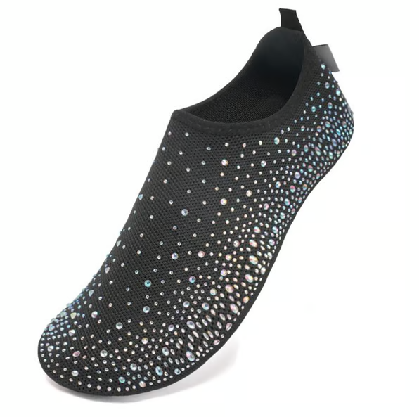 Women’s Barefoot Mesh Aqua Socks with Non Slip TPR Sole