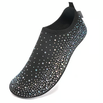 Women’s Barefoot Mesh Aqua Socks with Non Slip TPR Sole