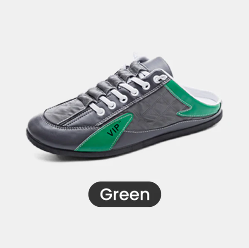Men’s Slip-On Backless Lace-Look Trainers