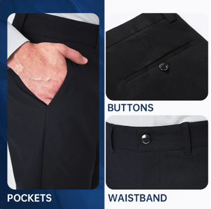 Men’s Four Way Stretch Smart Suit Trousers