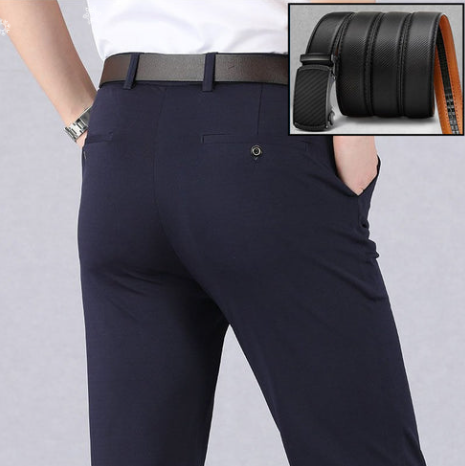 Men’s Four Way Stretch Smart Suit Trousers