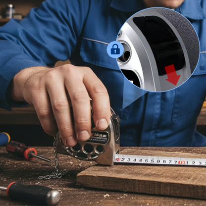 Open-Frame Stainless Steel Anti-Corrosion Tape Measure