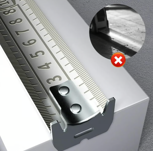 Open-Frame Stainless Steel Anti-Corrosion Tape Measure