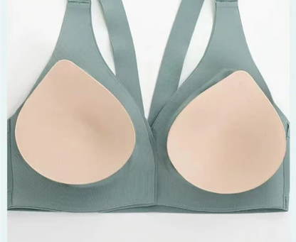 Women’s Deep Plunge Minimiser Front-Closure Wireless Bra