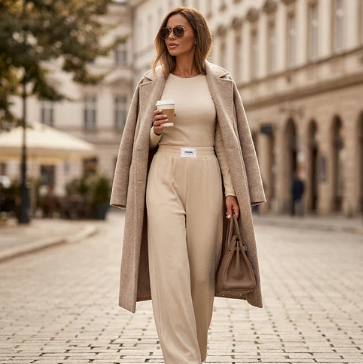 Women’s Solid Tone Relaxed Two Piece Lounge Set