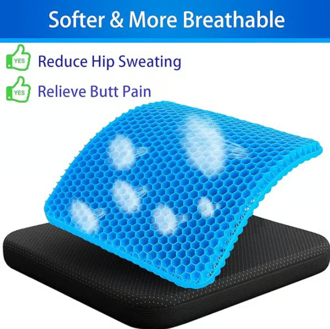 Gel Honeycomb Pressure Relief Seat Cushion