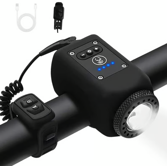 Multi-Function Bike Light with Horn and Remote Control
