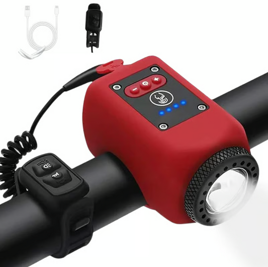 Multi-Function Bike Light with Horn and Remote Control