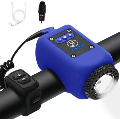 Multi-Function Bike Light with Horn and Remote Control