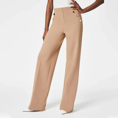 Women’s Plus Size High Waist Wide Leg Trousers