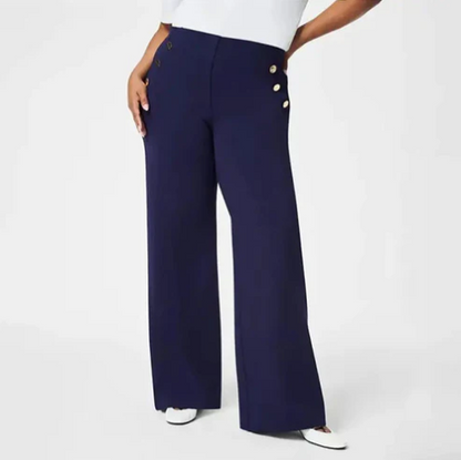 Women’s Plus Size High Waist Wide Leg Trousers