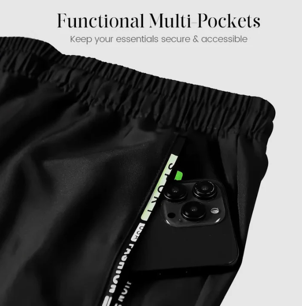 Men’s Lightweight Multi-Pocket Outdoor Cargo Trousers