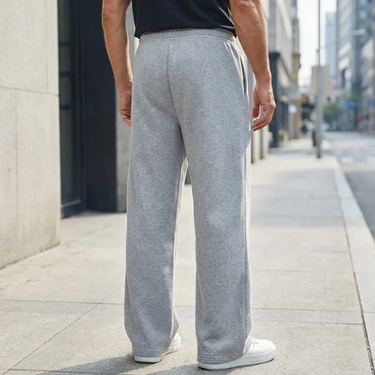 Men’s Relaxed Drawstring Solid Trousers