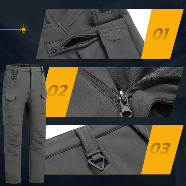 Men's Insulated Waterproof Winter Hiking Trousers