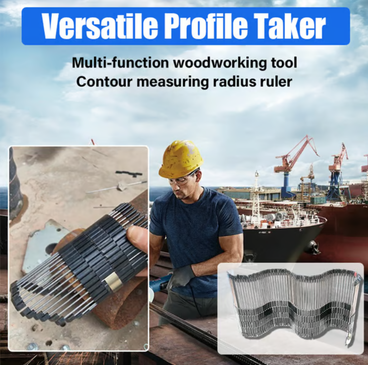 All-Purpose Adjustable Contour Gauge Fitting Tool