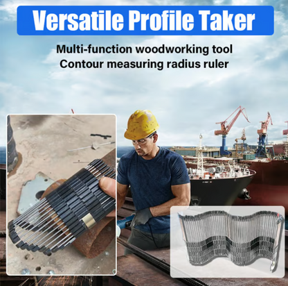 All-Purpose Adjustable Contour Gauge Fitting Tool