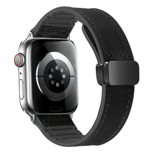 Adjustable Magnetic Leather-Look Watch Strap