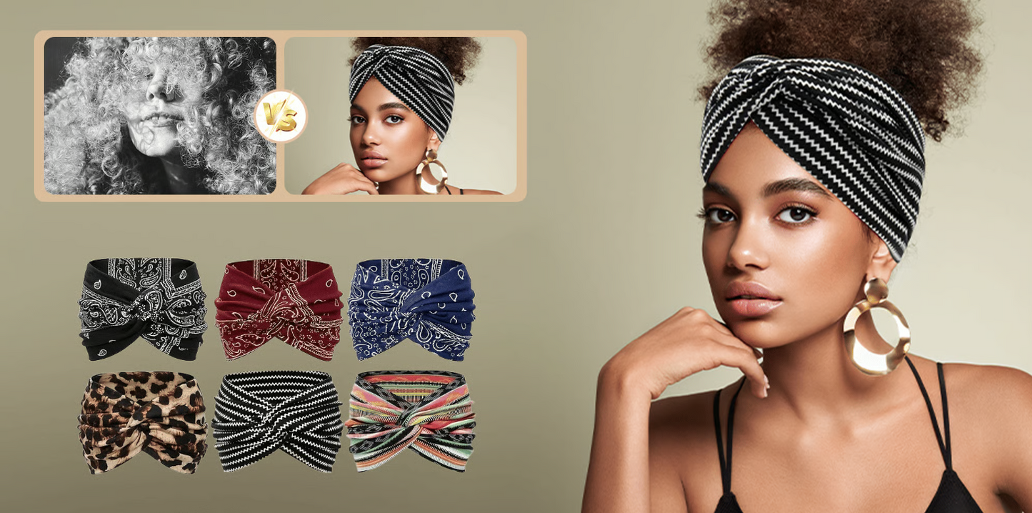 Vintage-Inspired Twist Front Hairband