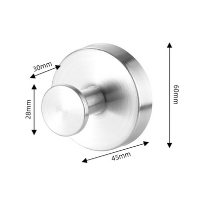 Enhanced Twist-Lock Stainless Steel Suction Hooks