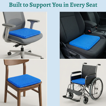 Honeycomb Cooling Gel Seat Cushion