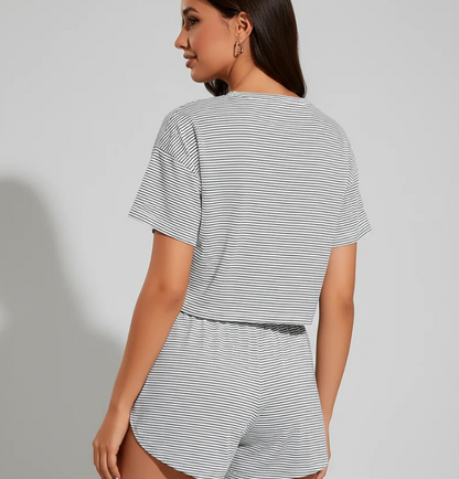 Women’s Soft Split Shorts Lounge Set