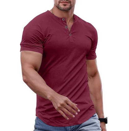 Men’s Alderin Tailored Henley T-Shirt