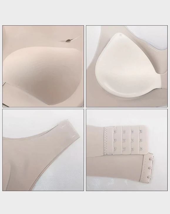 Women’s Front-Fastening Cross-Back Support Bra