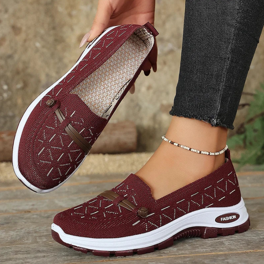 Women's Breathable Arch Support Slip-On Trainers