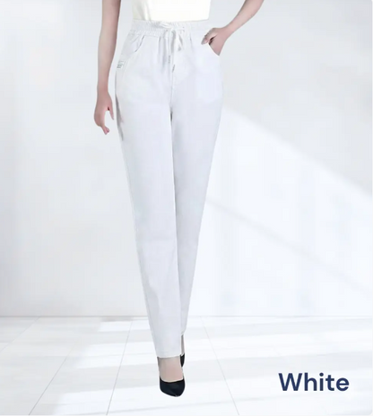 Women's High-Waist Stretch Mom Jeans