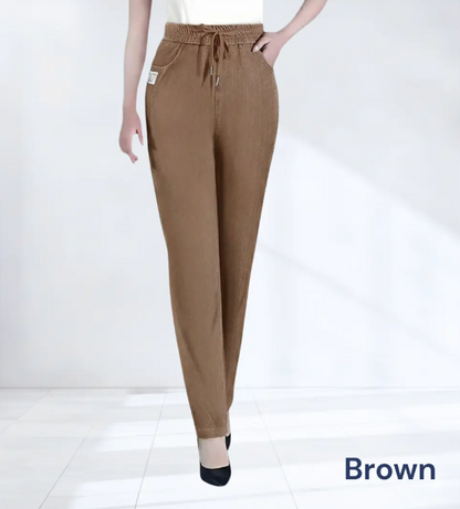 Women's High-Waist Stretch Mom Jeans