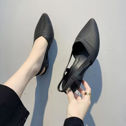Women's Pointed Toe Slingback Flats