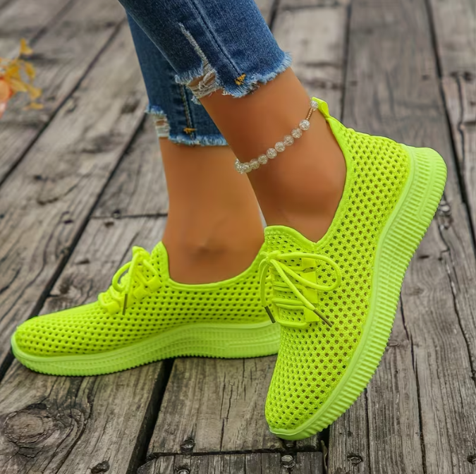 Women's Breathable Mesh Walking Trainers