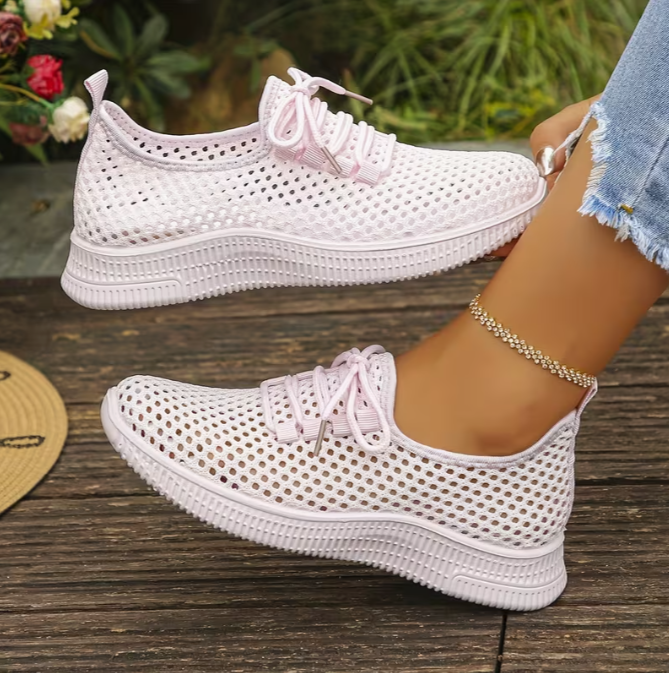 Women's Breathable Mesh Walking Trainers
