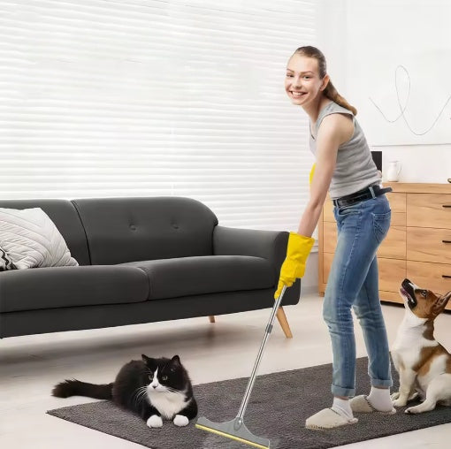 Pet Hair Removal Broom & Floor Brush
