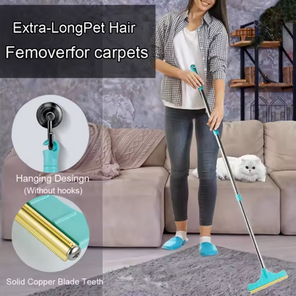 Pet Hair Removal Broom & Floor Brush