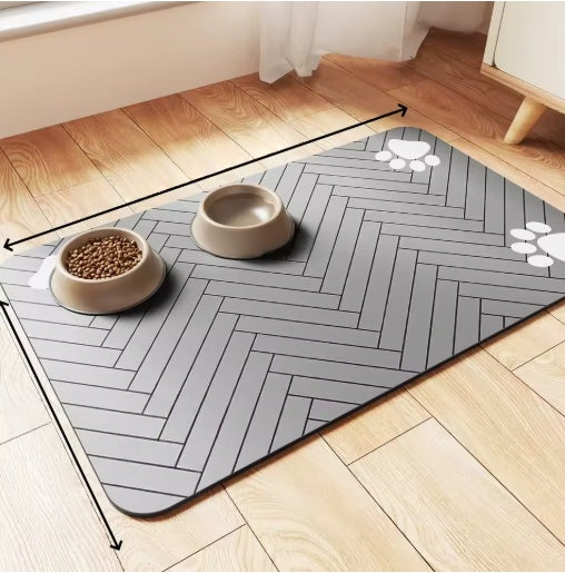 Pet Feeding Absorbent Waterproof Mat