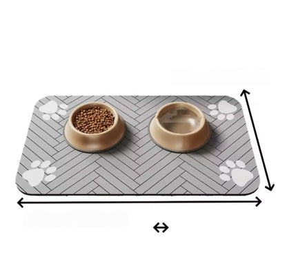 Pet Feeding Absorbent Waterproof Mat